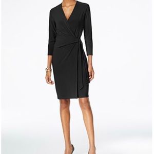 Navy Limited wrap dress. Never worn with tags.